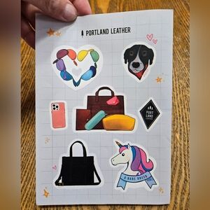 Portland Leather Goods stickers